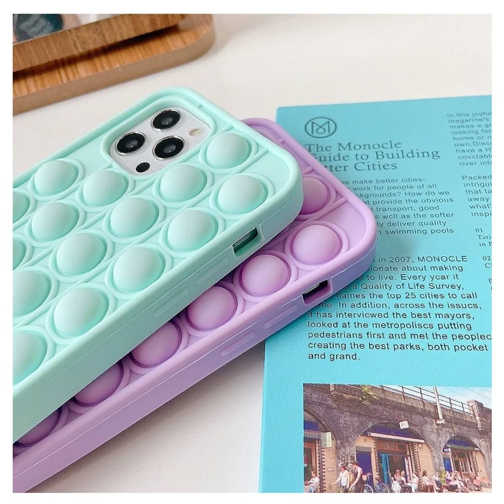 ✨NEW: iPhone 12 Mini Phone Cover | Fidget | Mint iPhone Case | Sensory Case